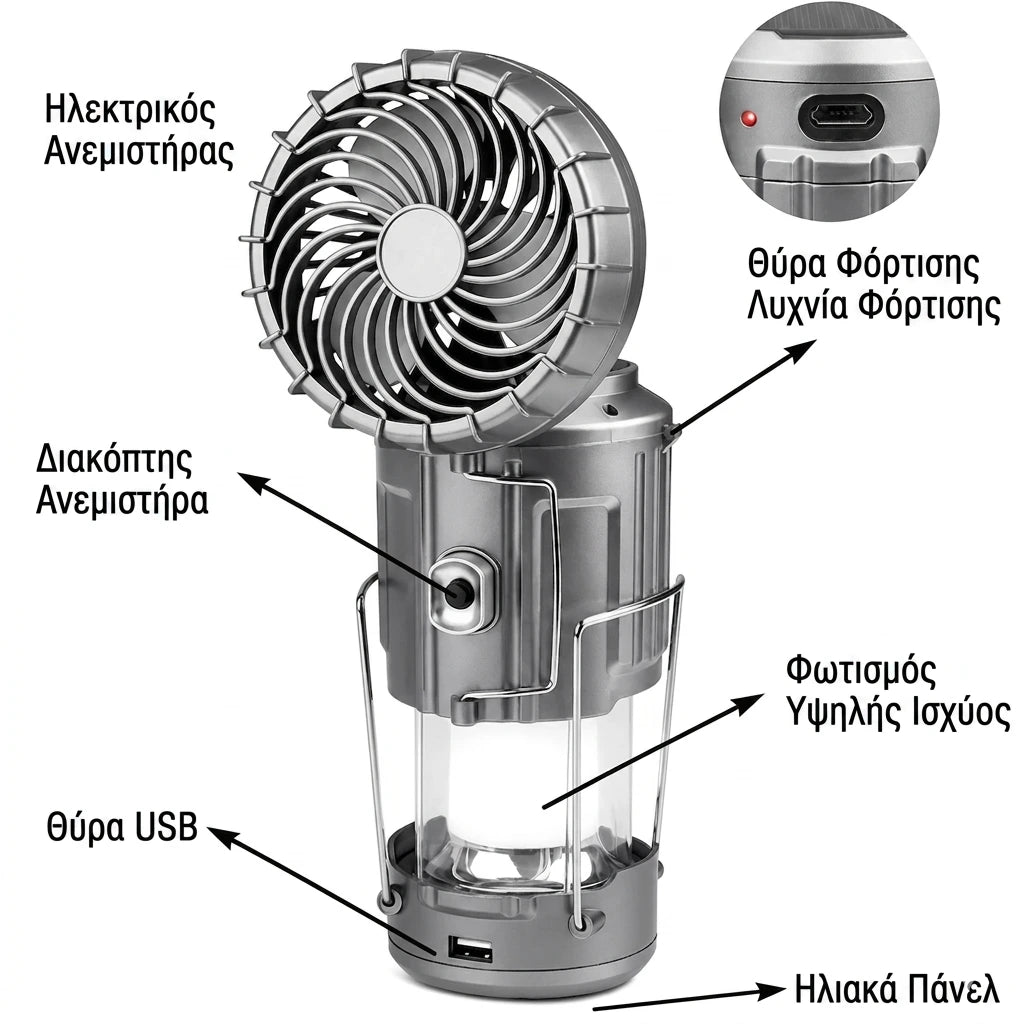 ΦΑΚΟΣ ΑΕΡΑ ΜΕ ΗΛΙΑΚΗ ΕΝΕΡΓΕΙΑ 5 ΣΕ 1 (EEG)